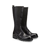 Kadın Çizme OXW002600 OXS FRANK 0026 BOOT D NYLON/LEATHER Black