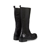 Kadın Çizme OXW002600 OXS FRANK 0026 BOOT D NYLON/LEATHER Black