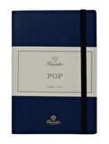 Pineider Defter Pop 14,5x21 cm Mavi Gold CNLL002M256