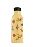 Mamawata Tattoo Pipetli Çocuk Termos Matara 470 ml Paslanmaz Çelik Sızdırmaz Yalıtımlı Suluk