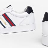 Nero Giardini  Erkek Oxford/Ayakkabı E302850U NeroGiardini OAKLAND BIANCO SAUVAGE BLU EVA ACUTO 707-Bianco