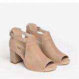 Nero Giardini  Kadın Sandalet E306290D NeroGiardini LUCKY LUCKY TR GROTTE NATURALE 439-Champagne