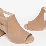 Nero Giardini  Kadın Sandalet E306290D NeroGiardini LUCKY LUCKY TR GROTTE NATURALE 439-Champagne