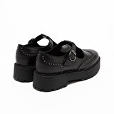 Nero Giardini  Kadın Oxford ( Klasik) I514000D 100 NeroGiardini GUANTO NERO TR TAVERNA 7724 LIGH Nero
