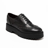 Nero Giardini  Kadın Oxford ( Klasik) I514001D 100 NeroGiardini GGUANTO NERO TR TAVERNA 7724 LIGH Nero