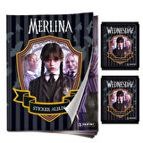 Wednesday Sticker Albümü (1 paket çıkartma ve 2 geçici dövme hediyeli) Çıkartma