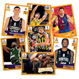 Panini Turkish Airlines Euroleague 2025 Çıkartma Albümü Başlangıç Paketi Set 36 Paket (180Adet)