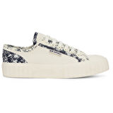 Superga 2630 STRIPE SKETCHED FLOWERS Kadın Ekru Sneaker S41356W-AE7