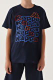 Kappa Lacivert Baskılı Erkek Çocuk T-Shirt