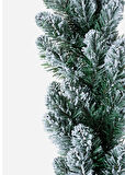Yılbaşı Çelengi Karlı 120cm