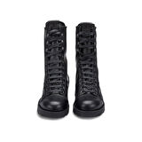 Kadın Çizme OXW002100 OXS FRANK 0021 MID D LEATHER Black