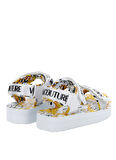 Versace Jeans Couture Beyaz Kadın Sandalet 74VA3SX4ZS196G03
