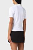 Versace Jeans Couture Bayan Polo Yaka T Shirt 74HAGT08 CJ01T G03