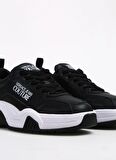 Versace Jeans Couture Siyah Kadın Deri Sneaker 75VA3SF4ZP311899