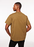 Versace Jeans Couture Bisiklet Yaka Haki Erkek T-Shirt 75GAHE01CJ00E107