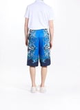 Versace Jeans Couture Saks Erkek Relaxed Zebra Desenli Bermuda Şort MIX ZEBRA BAROCCO SHORTS