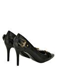 Versace Jeans Couture Siyah Kadın Topuklu Ayakkabı 79VA3S56899