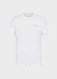 Armani Exchange Bisiklet Yaka Düz Beyaz Erkek T-Shirt 8NZT91 Z8H4Z 1100