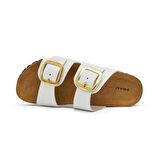 Kadın Terlik 17P8 Frau LONDON Leather OffWhite