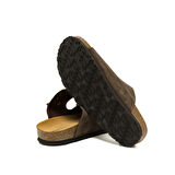Kadın Terlik 17D8 Frau VELOUR-S  T.Moro (Dark Brown)