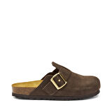 Kadın Terlik 17D5 Frau VELOUR-S T.Moro (Dark Brown)
