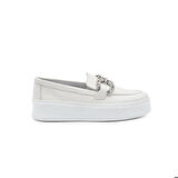 Kadın Oxford ( Klasik) 36M4 Frau MOUSSE Bianco