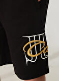 Just Cavalli Siyah Erkek Sweat Şort 74OBDI07CF400899