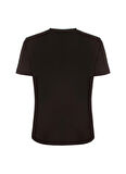Just Cavalli Bisiklet Yaka Baskılı Beyaz Kadın T-Shirt 74PBHG03