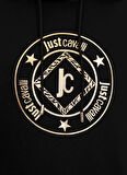 Just Cavalli Kapüşon Yaka Siyah Erkek Sweatshırt 75OAIT09