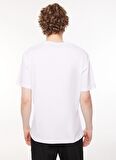 Just Cavalli Bisiklet Yaka Beyaz Erkek T-Shirt 75OAHT00