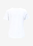 Just Cavalli Bisiklet Yaka Baskılı Beyaz Kadın T-Shirt 75PAHF04