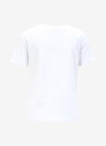 Just Cavalli Bisiklet Yaka Baskılı Beyaz Kadın T-Shirt 75PAHG06