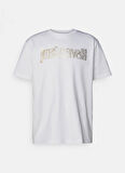 Just Cavalli Bisiklet Yaka Beyaz Erkek T-Shirt 76OAHG15