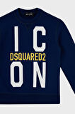 Dsquared2 Çocuk Sweat DQ0245-D002Y BLUE