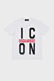Dsquared2 Çocuk T Shirt DQ0243-D002F WHITE