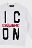 Dsquared2 Çocuk Sweat DQ0245-D002Y WHITE