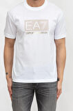 Bisiklet Yaka Erkek T-Shirt-Beyaz | S