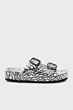 Armani Exchange Kauçuk Beyaz Kadın Sandalet XDP031XV683Q491