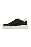 Kadın Bounce Lace-Up Sneakers - Siyah/Beyaz | 39