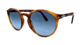 PERSOL  3171-S 96/Q8 52  Unisex TURUNCU Yuvarlak Çerçeve Güneş Gözlüğü