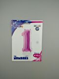 FOLYO BALON RAKAM 1 FUŞYA 102CM