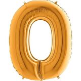 FOLYO BALON O HARF GOLD 102CM