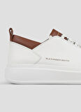 Alexander Smith Beyaz - Kahverengi Erkek Sneaker WEMBLEY