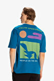 Kappa Kappa Sport Floyd  Erkek Mavi T-Shirt 321W7TW-798