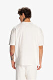 Kappa Authentic Dan Erkek Beyaz T-Shirt 371S89W-001