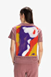 Kappa Kappa Authentic Shoshanna Kadın Pembe T-Shirt 341W3GW-CM4