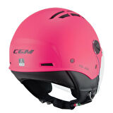 CGM 116A AIR Açık Kask PEMBE Uzun Vizör+Güneş Vizörlü -L
