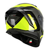 CGM 311R BLAST RACE KAPALI MOTOSİKLET KASKI Sarı-Siyah XL