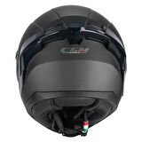 CGM 330A RIOT Sport Kapalı Kask Spoyler Siyah -S