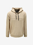 John Richmond Kapüşon Yaka Bej Erkek Sweatshırt UMA23078FE